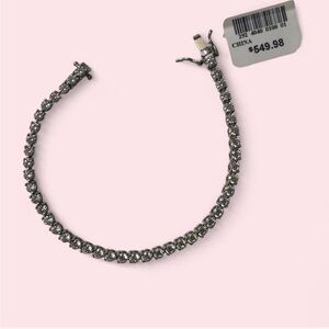 cubic zirconia tennis bracelet